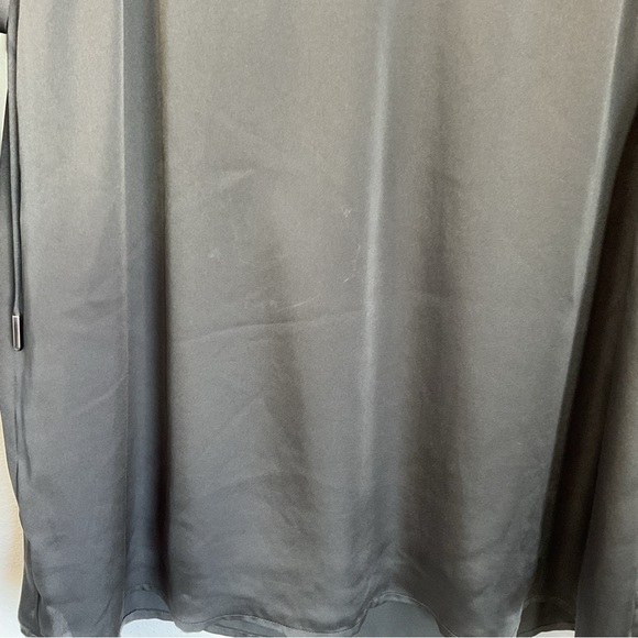 BCBGMAXAZRIA Satin Mini Surplice Dress black new with tags size Medium D16 - Picture 5 of 14